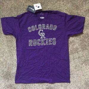 Colorado Rockies Men’s Purple T Shirt